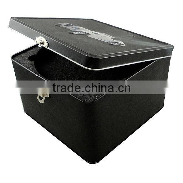 FDA grade biscuit tin with lock
