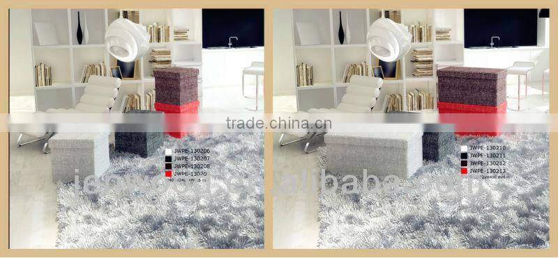 Colorful Faux Leather Folding Storage Ottoman