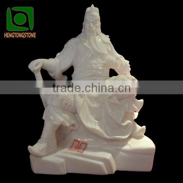 Home Decoration Marble Guan Gong Statue
