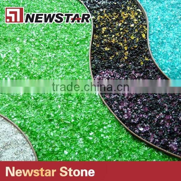 Outdoor decorative garden landscape glass granule