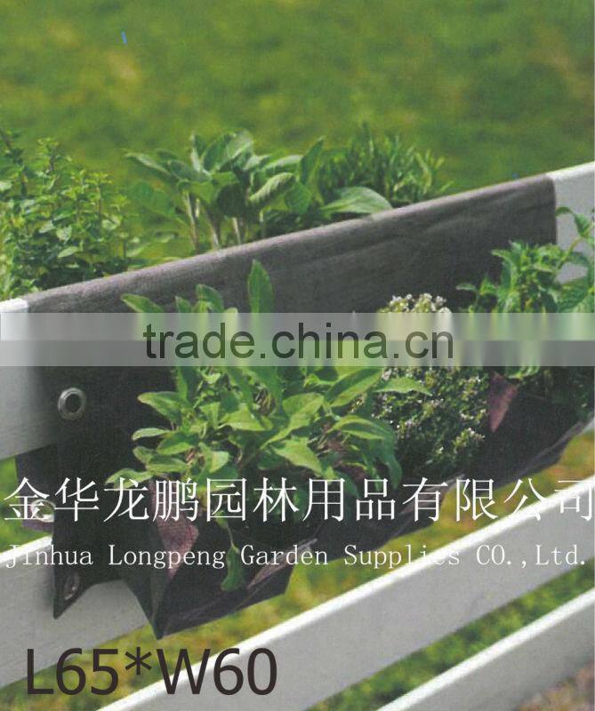 Garden Organic Flower Pot Bags,PP Planting DIY Garden Pouches,Wall Hanging Grow Planter,Vegetable Bag