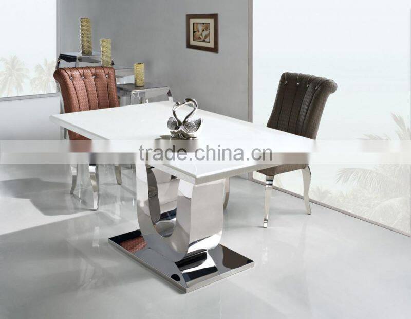 TH280 Modern design stainless steel dining furniture