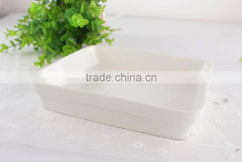 Hospitality hotel supply baking accessories stoneware bakeware pan