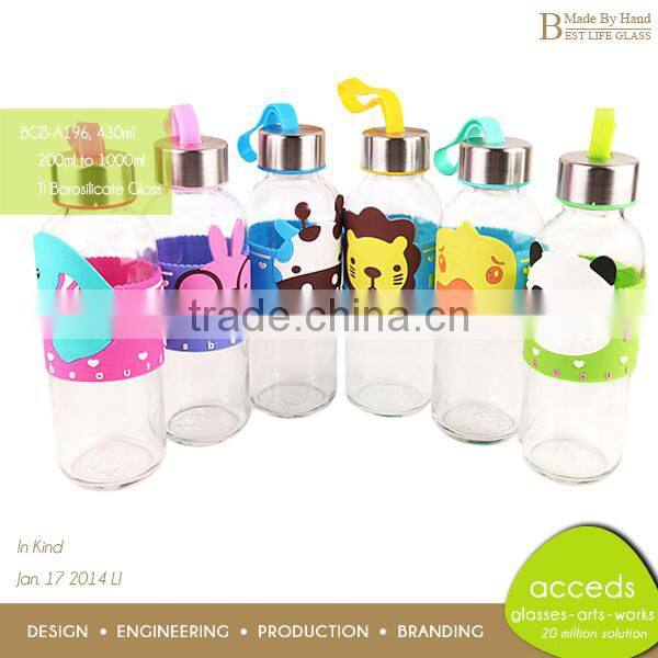 Custom Handcraft Glass Mini Travel Bottle Set