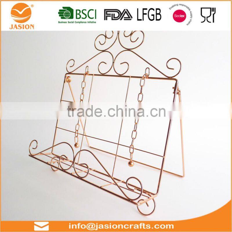 WI2903 Wire Metal Cookbook Holder Stand