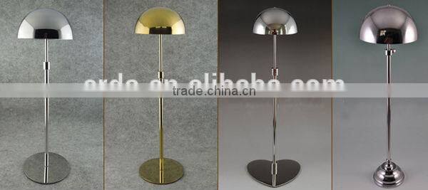 Black Metal Adjustable Hat Display Holder rack