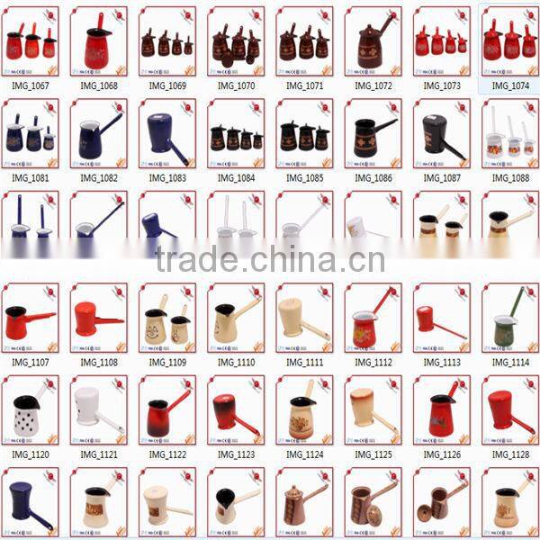 Factory promotional custom shape new design white enamel tea and coffee pot