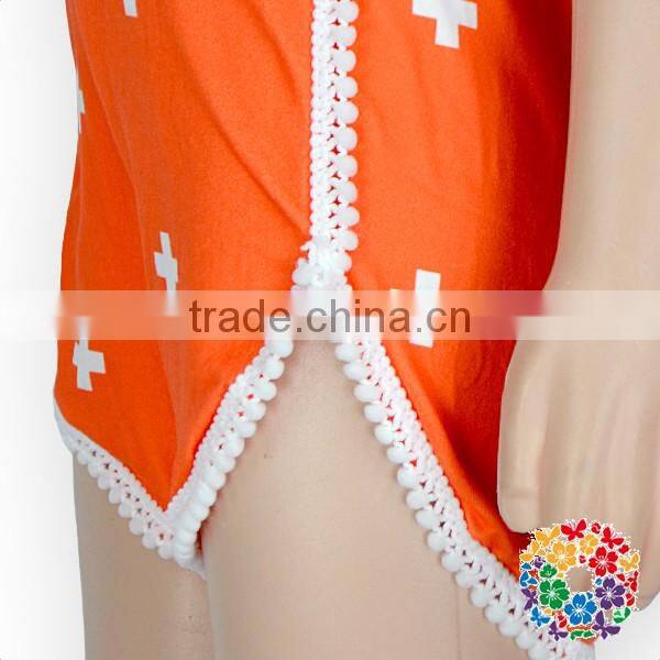 New Style Children Sleeveless Lace Onesie Boutique Jumpsuit Smocked Children Romper