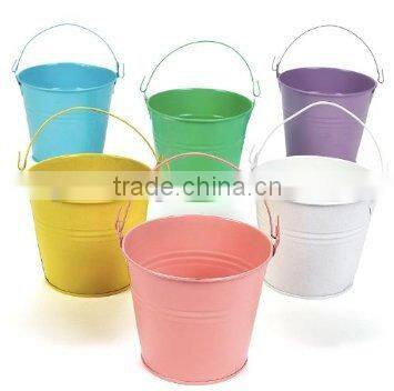 Hot Sales Metal Pail Mini Tin Bucket Halloween Candy Bucket