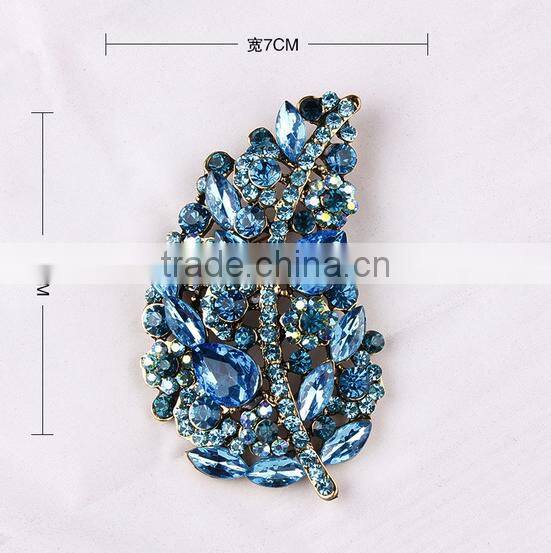 high quality Fancy Rhinestone Flower Brooch Fashion Brooch For Women Costume