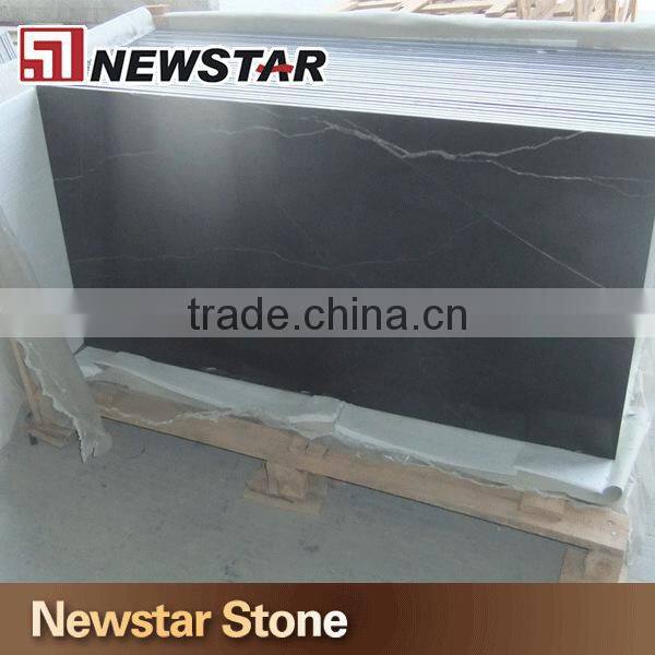 Newstar Popular Polished Nero Margiua Marble Slab Tile In Stock