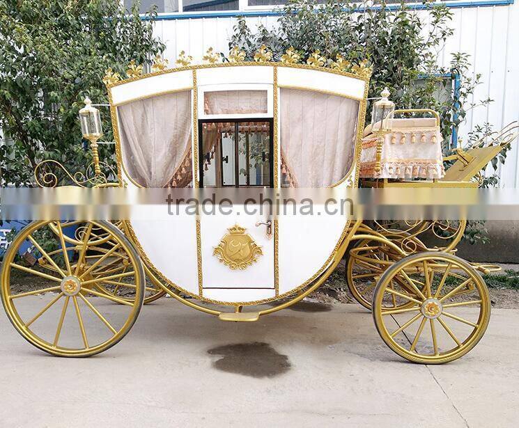 Used cinderella pumkin horse carriage royal horse carriage(BG11-M094)