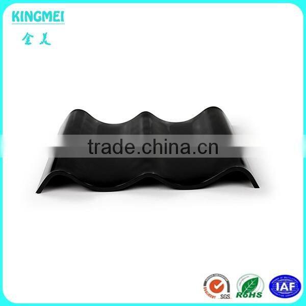 High quality black waves acrylic serving tray, 5mm acrylic food tray