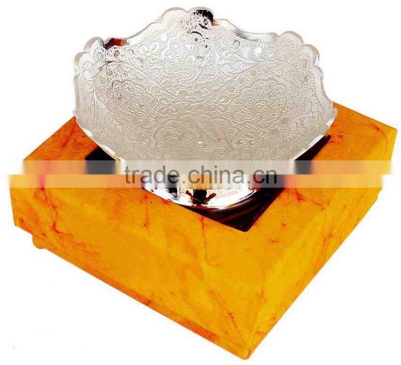 Silver plated gift set