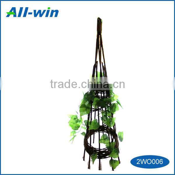 Indoor & outdoor planting climbing flowers/trees willow decorative obelisks