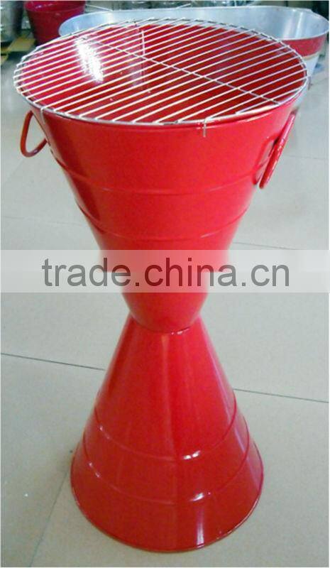 Portable Bucket BBQ Grill Charcoal Barbecue Bucket