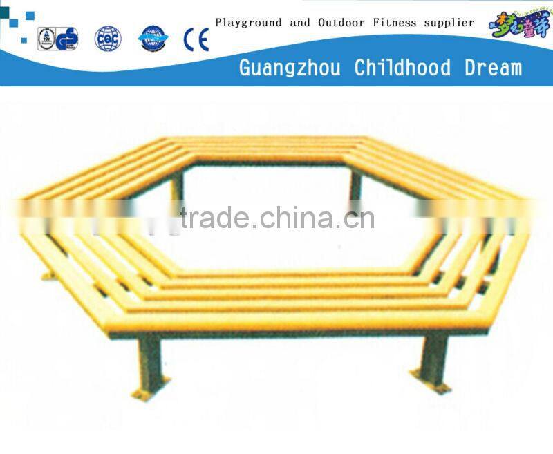 (HD-19403)Hexagonal park wooden bench