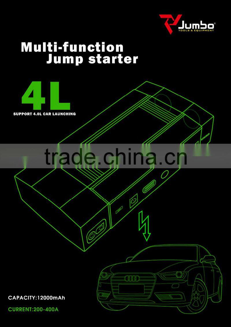 JB1216 Multi-function mobile charger for car phone battery charger jump starter