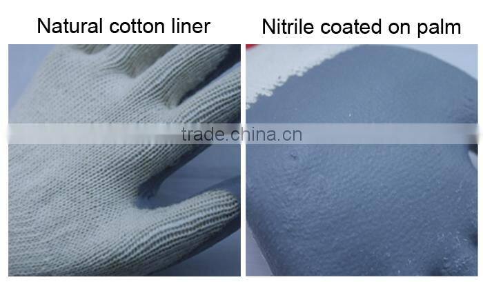 NMSAFETY 10 guage cheap nitrile working gloves