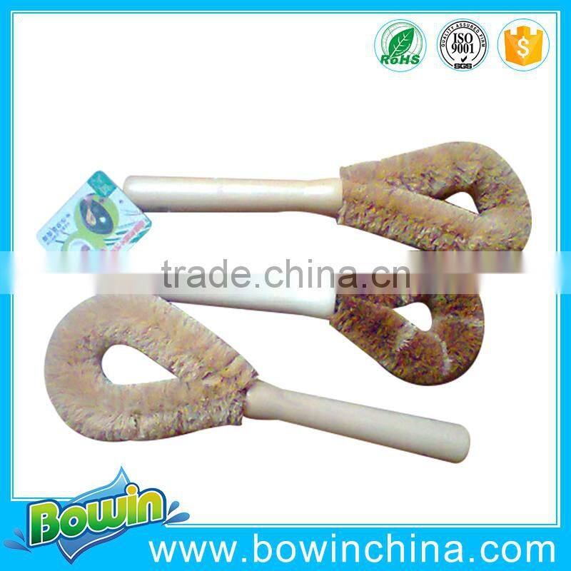 2015 hot sell pot cleaning brush with wooden handle