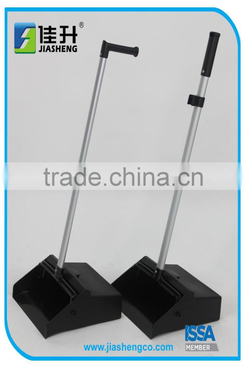 New Plastic Lobby Dustpan Broom with L Handle
