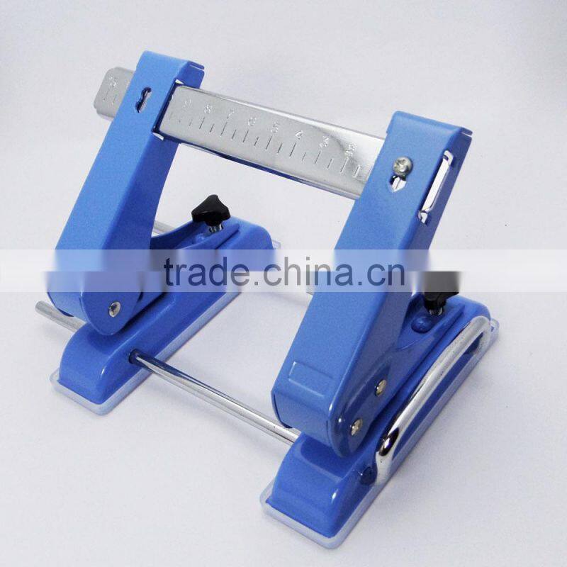 2015 high quality metal a4 adjustable 4 hole punch