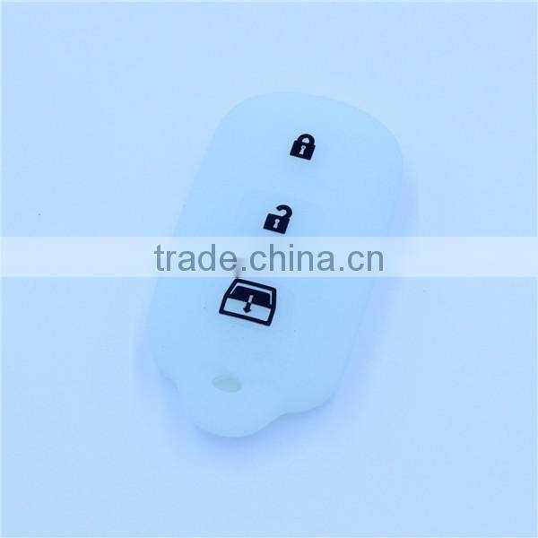 Silicone Car Key Cover fit for TOYOTA 4Runner Sequoia Matrix Remote Key 3+1 BTN