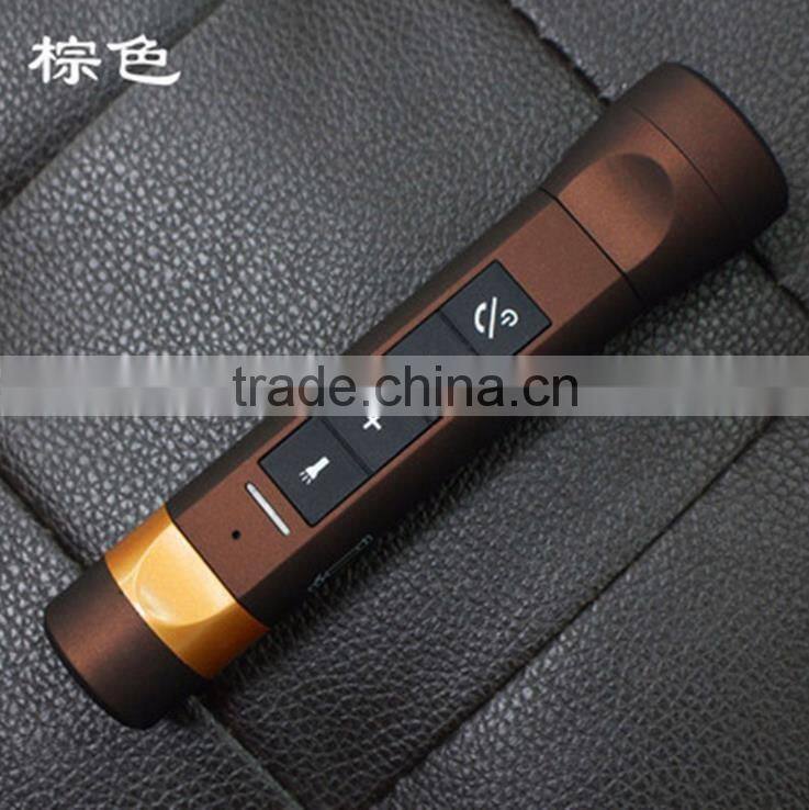bluetooth flashlight Speaker with mobile power
