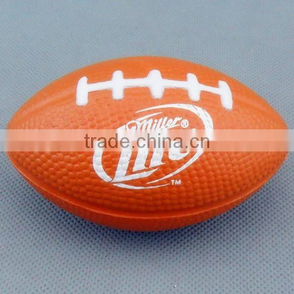 High Quality pu rugby stress ball with customer logo