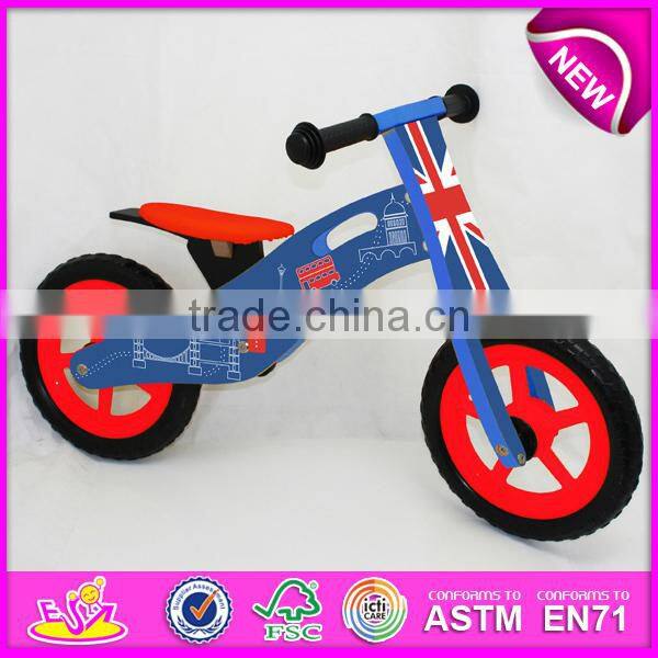 2015 hot sale high quality wooden bike,popular wooden balance bike,new fashion kids bike W16C076-D8