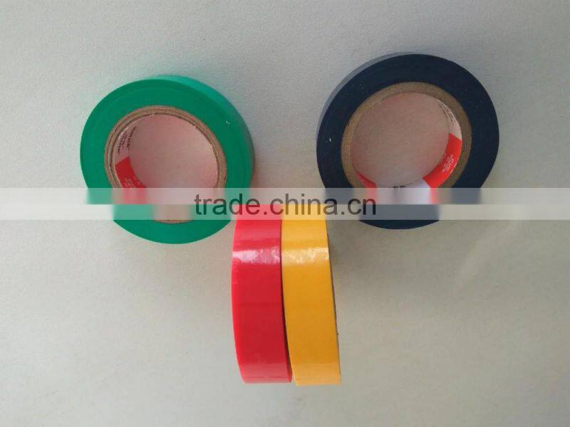 China factory wholesale price adhesive black PVC insulating electrical Tape high quality