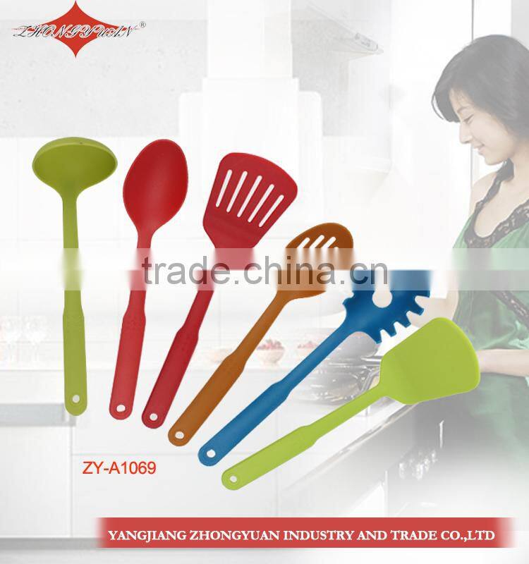 5pcs different colorful cute smile face shape nylon plastic kitchen accessory for china 2014