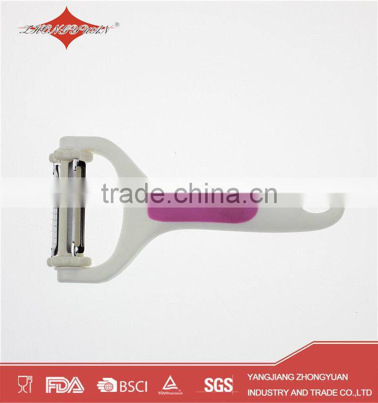 manual potato peeler stainless steel julienne and vegetable peeler with rubber handled