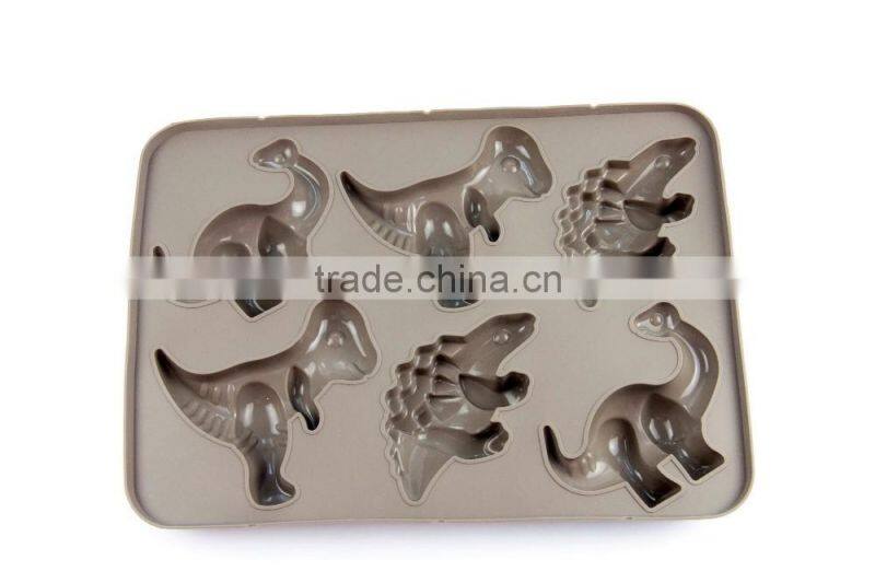 11201 silicone dinosaur shaped cake mold