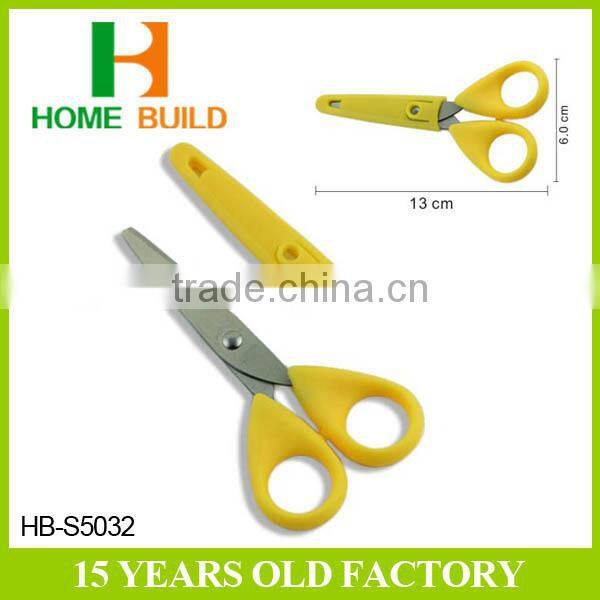 Factory price HB-S5032 TS High Quality Stationery Scissors with cover