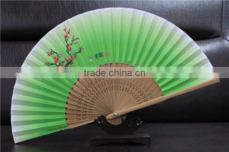 Customize Promotional Bamboo Summer Portable Hand Fan