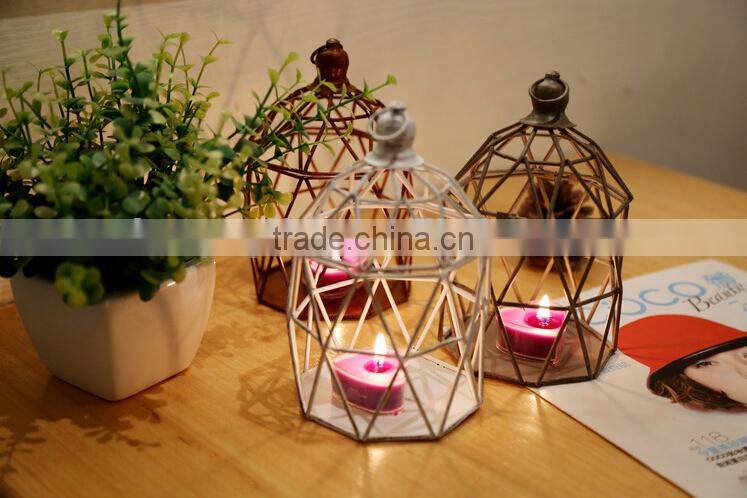 Candle cup iron ornaments