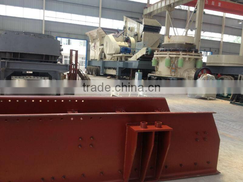 2014 steel casting small secondary crusher for fine stone product