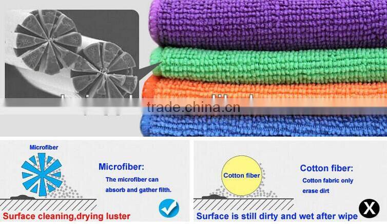 2 different function side Microfiber Kitchen cleaning sponge