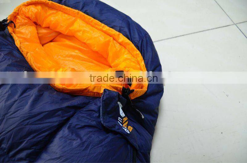 Nylon white goosedown sleeping bag