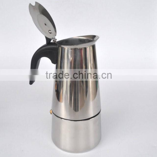 High quality stainless steel coffee maker induction coffee maker gas coffee maker