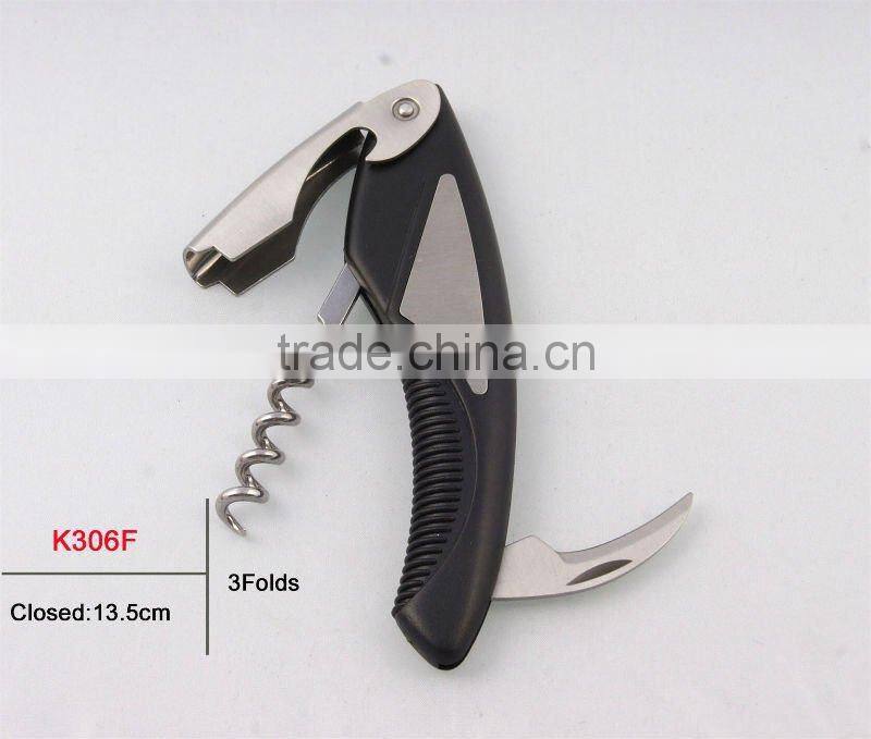 bottle opener can opener wine opener metal bottle opener beer promotion cork remover(K306F)