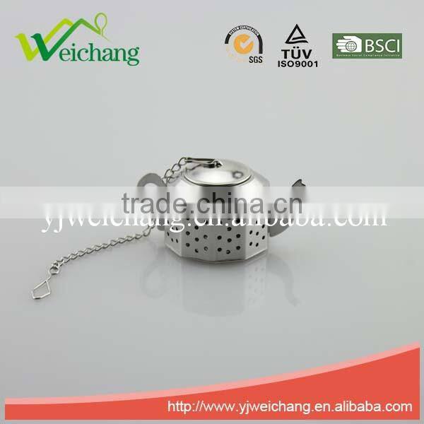 WCTS182A Good quality Hot sale Stainless Steel Teapot Shape funny shape Tea Ball Tea Infuser