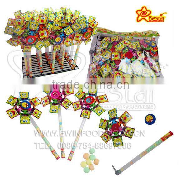 Colourful Rainbow Fruit Windmill Lollipop