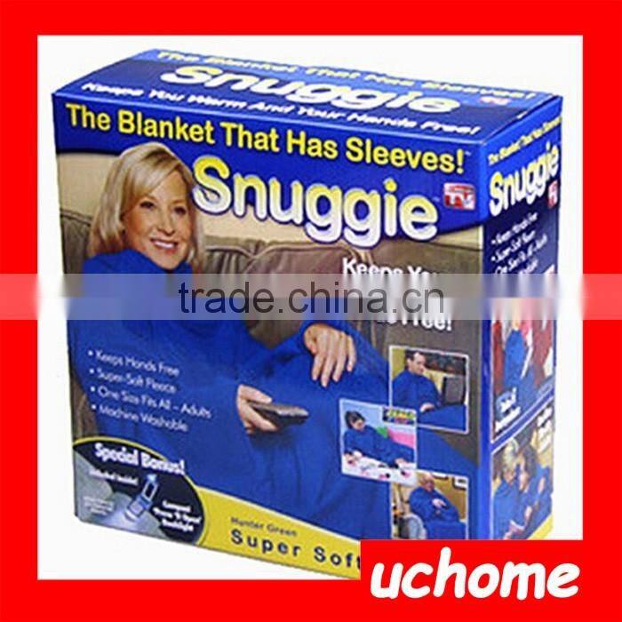 UCHOME Factory price TV Snuggie Blanket With Sleeves