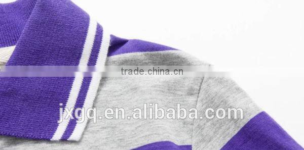 2014 new design hot sale cheap uniform with striped dry fit polo shirts wholesale