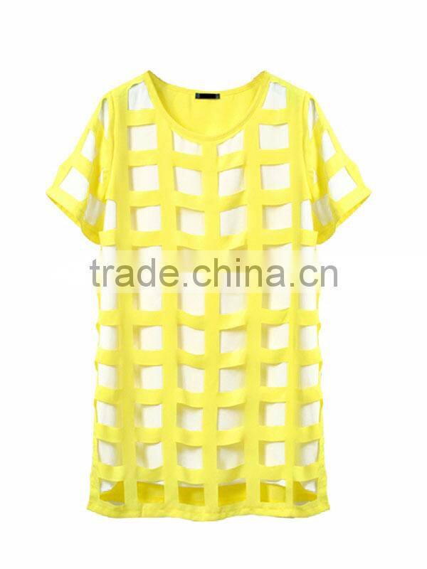 Hot selling women's clothing garment apparel direct factory OEM/ODM manufacturing short sleeve korea fashion blouse