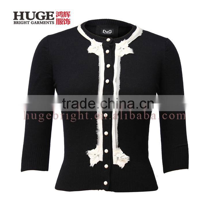 Latest Design Ladies New Style Knitwear Cardigan Manufacturers