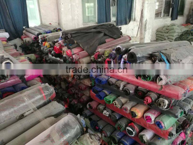 PVC Coated Polyester Stock lot Oxford Fabric Stock For School bags