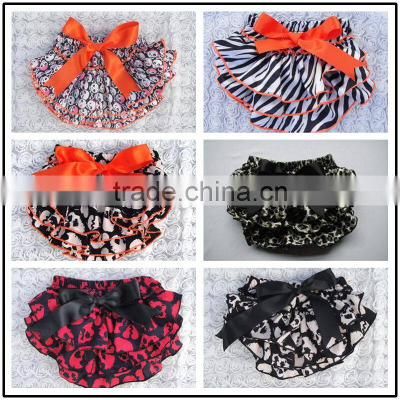 2016 wholesale baby ruffle bloomers newborn cloth diapers covers baby organic cotton bloomers